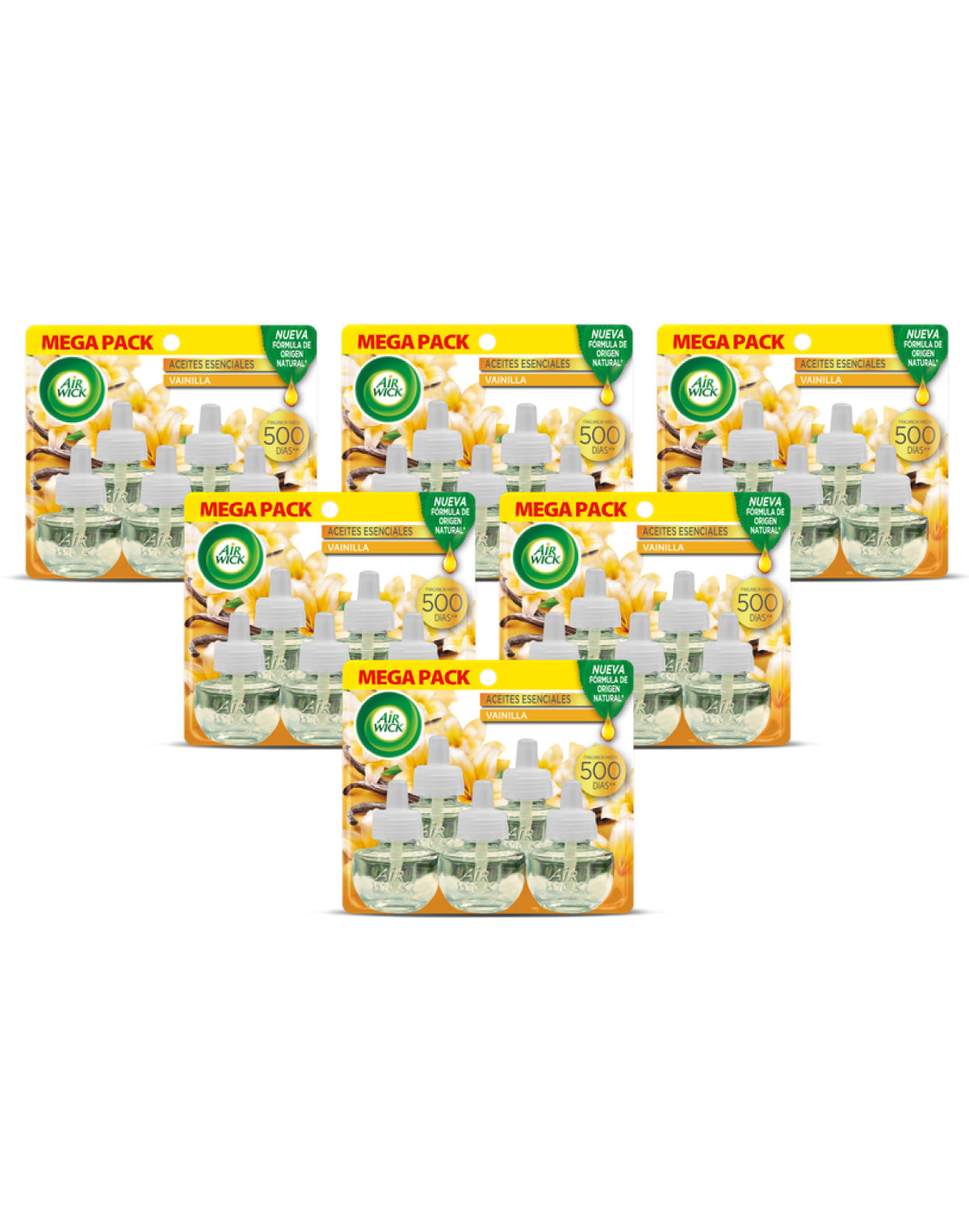 AirWick Recarga Desodorante Electrico Vainilla 6 x 5 unid - Puntolimpieza